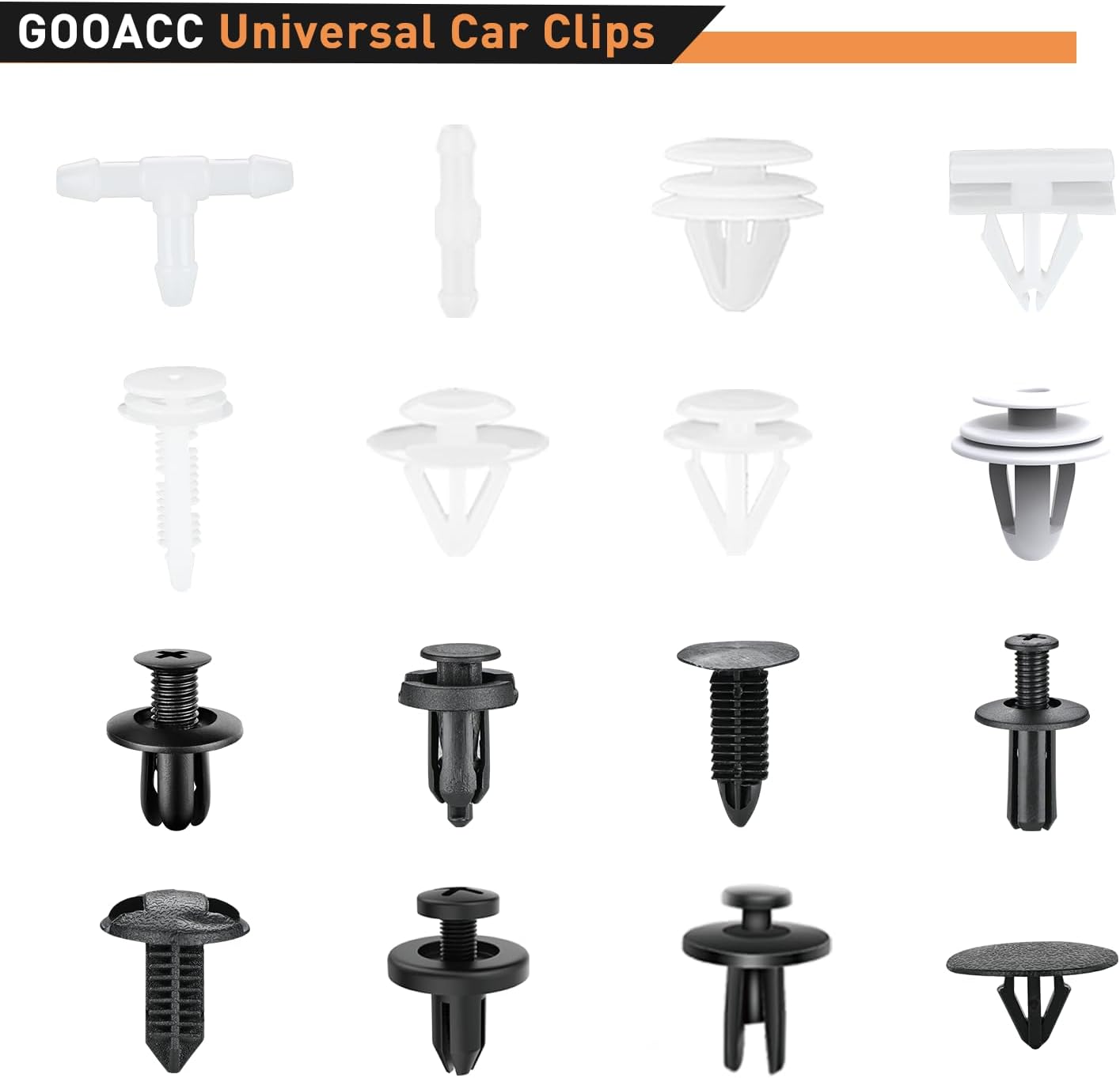 1001 Pcs Universal Car Clips For GM Ford Chrysler Toyota Lexus Honda Acura Dodge Jeep