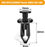 50 Pcs Fender Clips Body Rivets Engine Under Cover Splash Shield Guard Clips for Honda 90653-HC4-900, GM 21075686 7661855