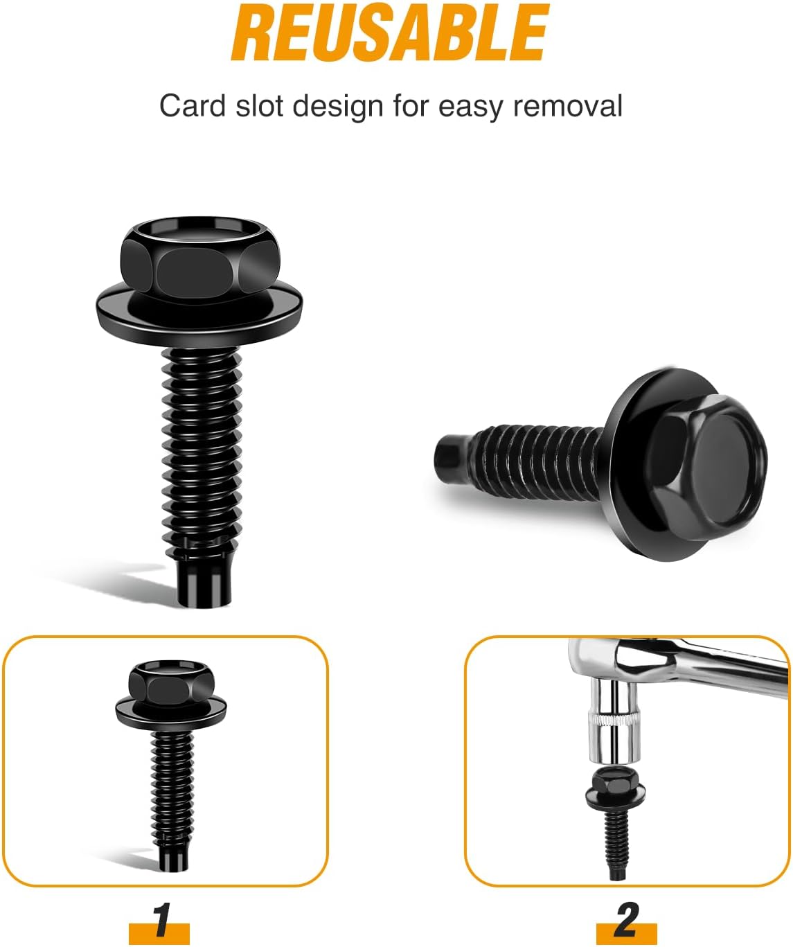 25 Pcs 1/4"-20 X 1 Hex Head SEMS with Dog Point Phosphate for Chrysler 6025329 Dakota, Durango, Grand Cherokee, Ram 1500, Ram 2500, Ram 3500, Viper