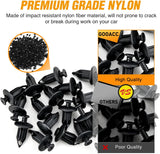 20 Pcs Push-Type Retainer Clips Compatible with GM 10140480 Chevrolet Lumina APV Chrysler 6502625 Dodge Ram 1500 2500 3500 Jeep Wrangler &Jeep Wrangler JK Oldsmobile Silhouette