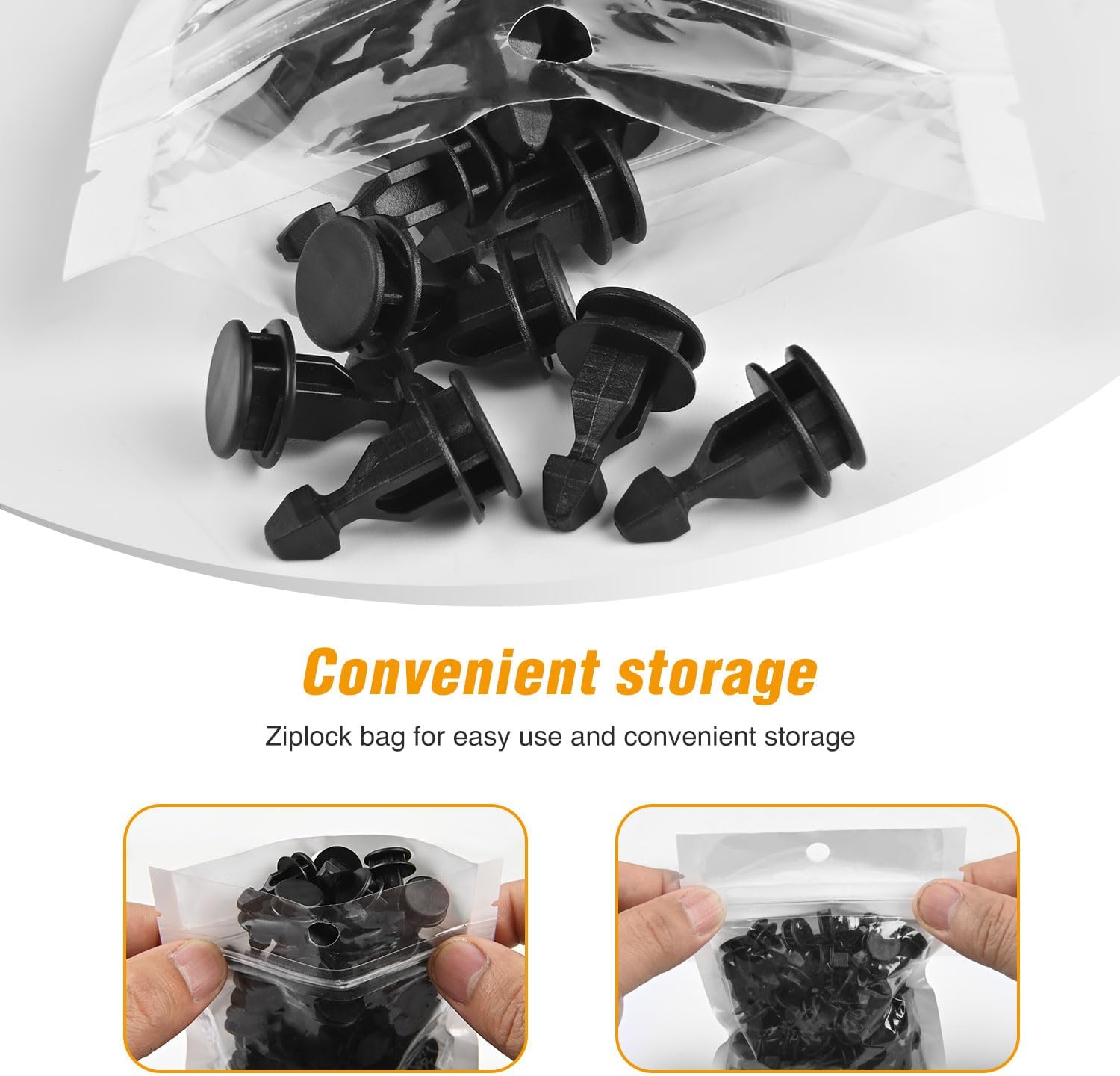 50 Pcs Engine Cover Retainer Clip For Honda Acura OEM Replacement 91547-TZ5-A02 Honda Odyssey Pilot Ridgeline Acura MDX RDX TLX
