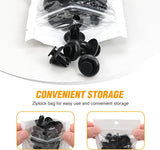 60 Pcs Fender Liner Bumper Cover Splash Shield Hex Head Screw with Nylon U Nuts Push Bumper Fastener Rivet Clips for Fastening Front on Mazda 2, 5, 6, CX-5, CX-7 & CX-9 2014 – 2010