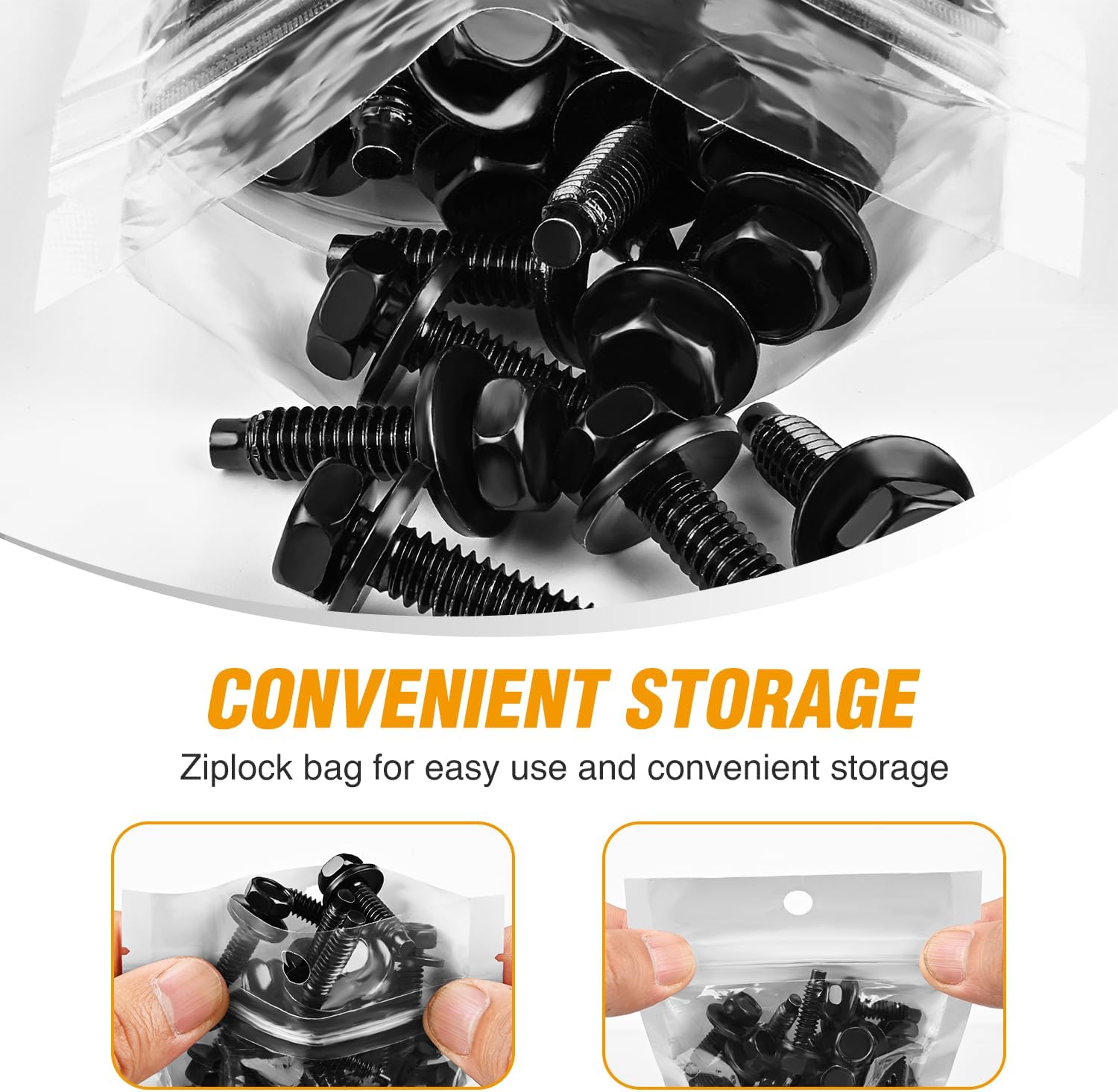 25 Pcs 1/4"-20 X 1 Hex Head SEMS with Dog Point Phosphate for Chrysler 6025329 Dakota, Durango, Grand Cherokee, Ram 1500, Ram 2500, Ram 3500, Viper