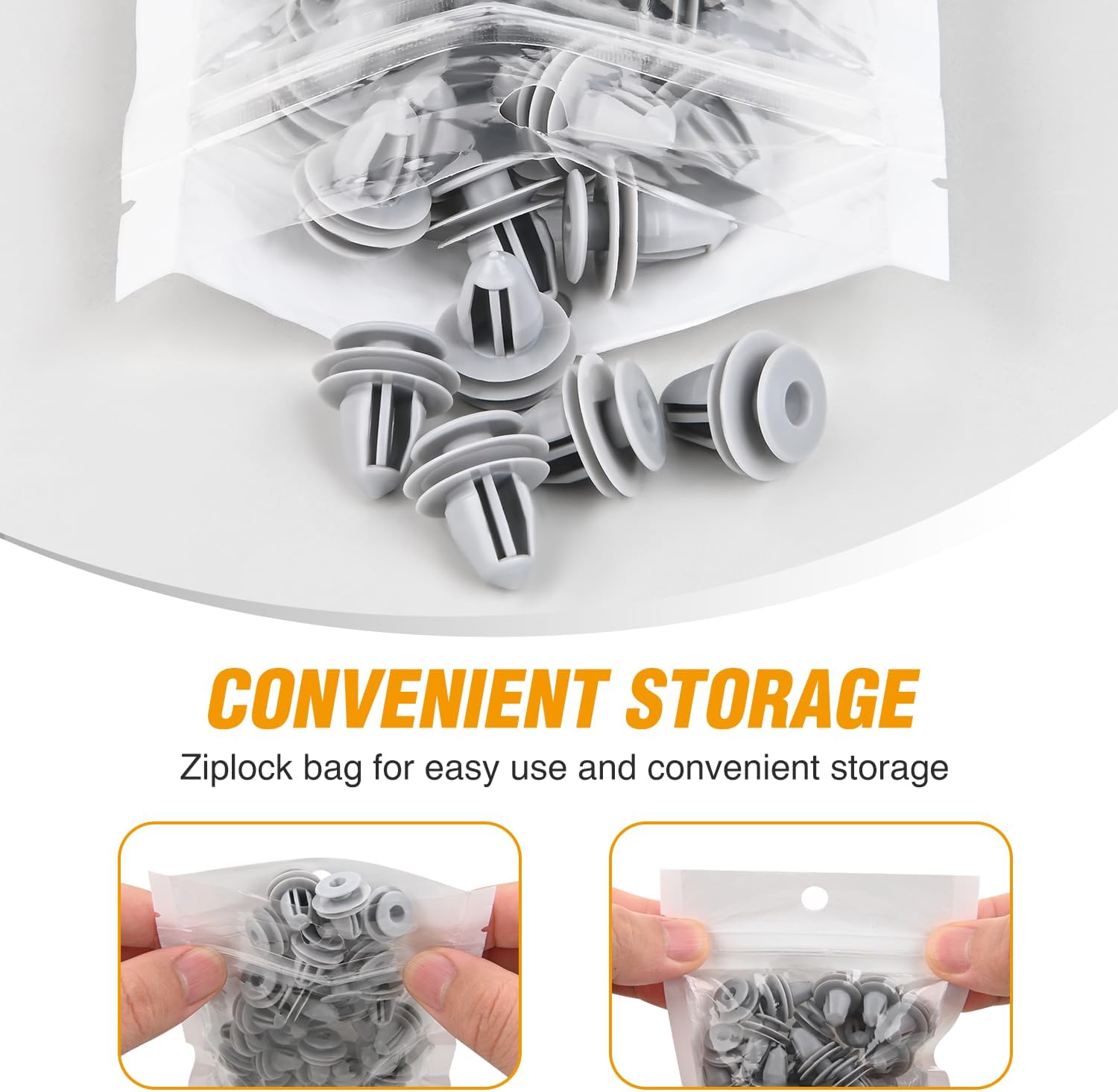 30 Pcs Door Garnish Moulding Clip for Honda: 91560-SP0-003 Accord Civic CR-V Odyssey