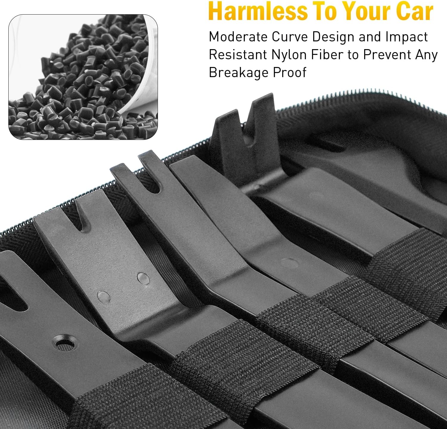 19 Pcs Trim Removal Tool Set Black
