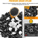 120 Pcs Car Bumper Push Retainer Clips & Nylon Fasteners Rivet Kit 6mm 7.6mm 8mm 8.8mm 10mm Door Trim Panel Clips