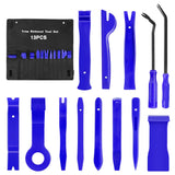 13 Pcs Nylon Trim Removal Tool Set for Bumper Fastener Rivet Retaining Retainer Clips Blue