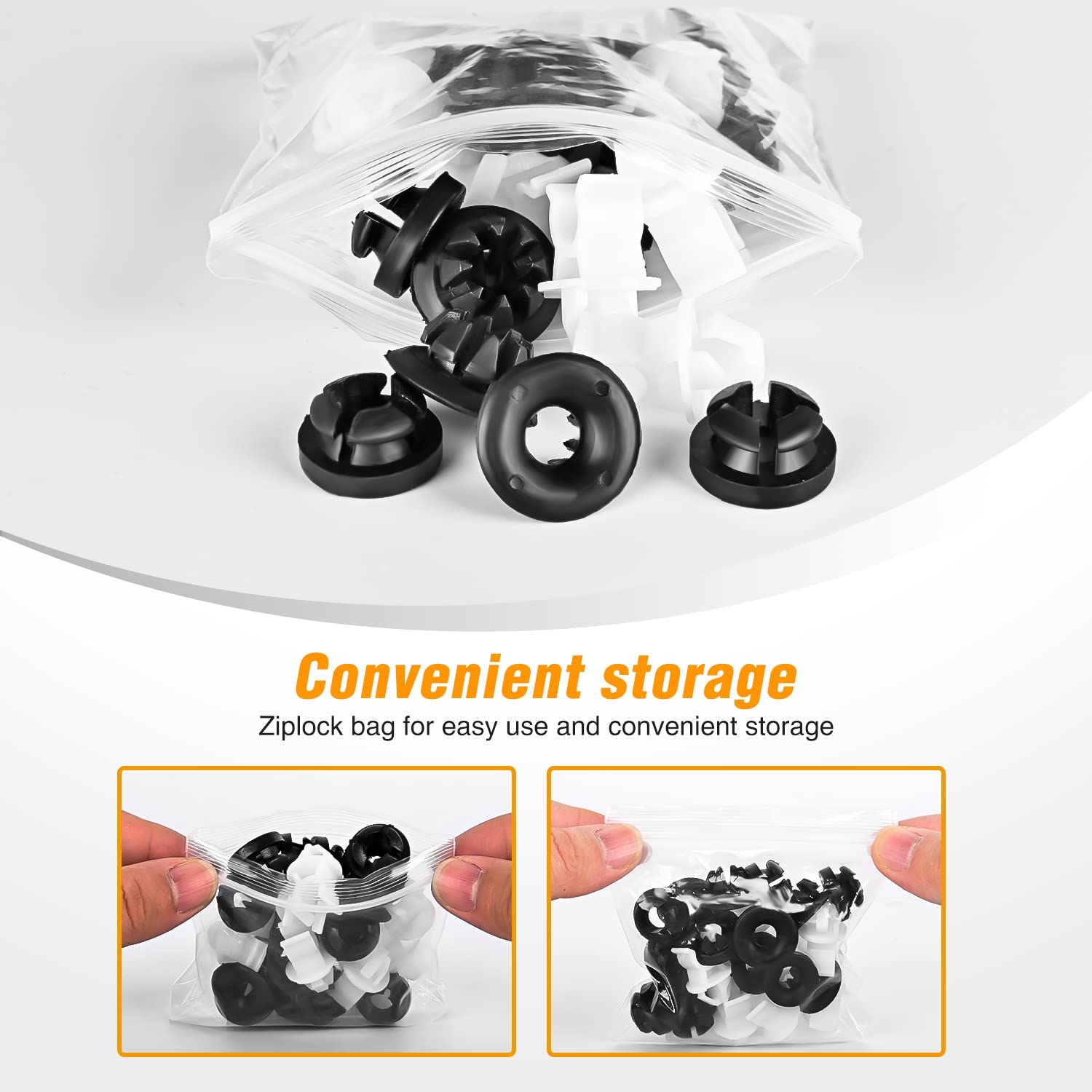 30 Pcs Hood Support Prop Rod Holder Clips 91503-SS0-003 For Honda Accord Odyssey Prelude Acura RDX TSX