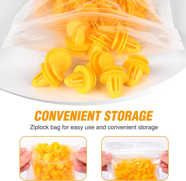 Hyundai Mobis 10-Pack Door Trim Retainer Fastener Clips – Genuine 8231538000 For KIA & Hyundai
