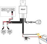 12 Inch 300W Led Light Bar 2PCS 4Inch 60W LED Pods with 16AWG 3Pin Rocker Switch Wiring Harness kit