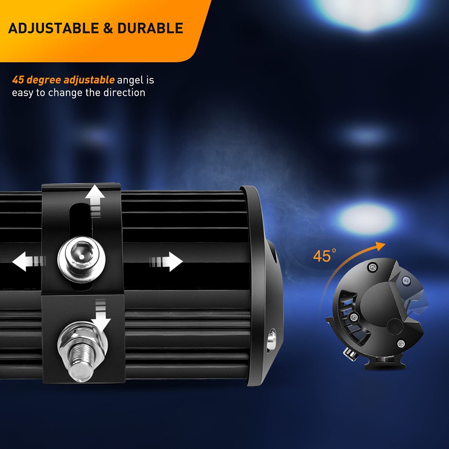 12 Inch 300W Triple Row Led Light Bar Spot Flood Combo with 16AWG 3Pin Rocker Switch Wiring Harness kit