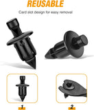 50 Pcs M6 Fender Clip Retainer Bumper Nylon Push Rivet Pins Bolt Motorcycle Hardware (2005-6SRIV) for Honda Kawasaki Suzuki GSX-R Yamaha YZF R1 R6 ATV Moto Car