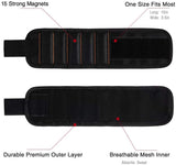 1 Pack Wristband with 15 Strong Magnets Screws Nails Drill Bits Holding