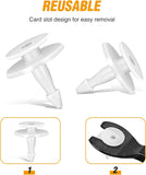 50 Pcs Cowl Retainer Cowl Vent Clip For Acura Honda 90602-SX0-003 MDX Civic Insight Odyssey 1995-on White Nylon