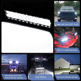 2 Pcs 36W 6.5Inch 2520LM Flood LED Light Bar