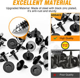 25 Pcs Hex Head Sems Screws M4.8-1.61 x 16mm Engine Shields Splash Guard Bumper Cover Replacement for BMW 128i 135i 228i 228iX 230i for OEM: BMW 07-14-7-129-160