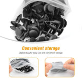 100 Pcs Nylon Bumper Fastener Rivet Retaining Clips For GM 21030249 Ford N807389S