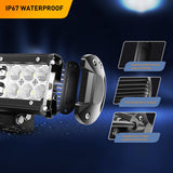 12 Inch 72W 5040LM Spot Flood Combo LED Light Bar