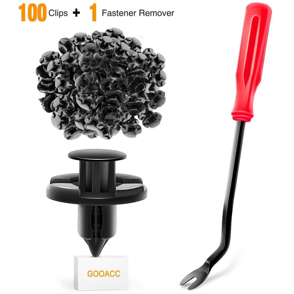 100 Pcs Retainer Retaining Clips OEM Replacement-#01553-09321 8mm