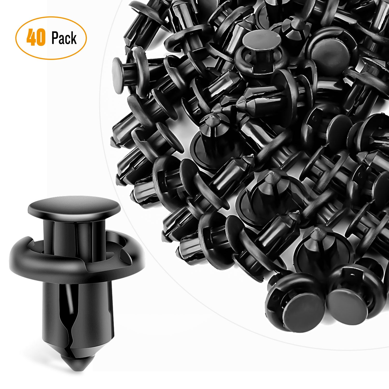 40 Pcs Retainer Retaining Clips For Honda and Acura Fender 91503SZ3003