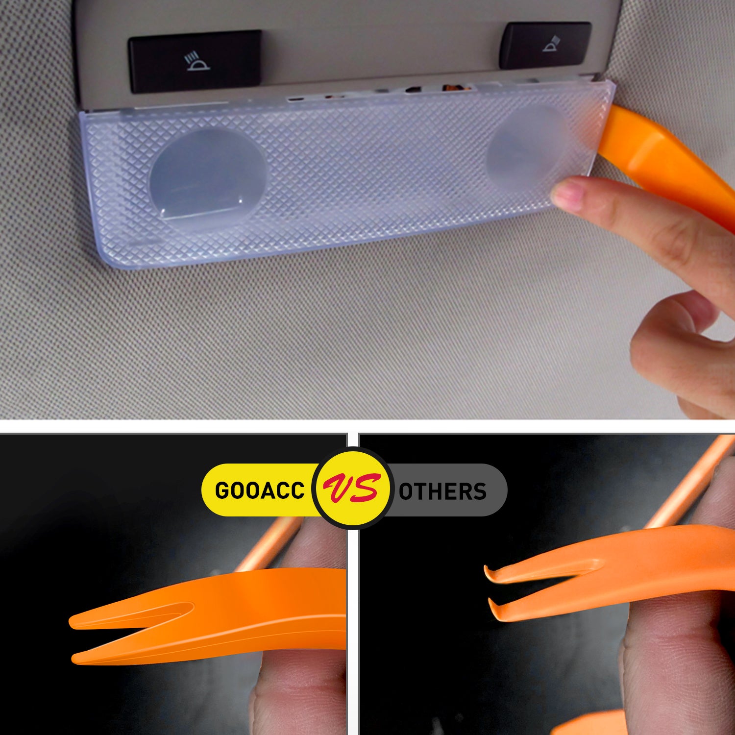480 Pcs Bumper Retainer Clips with Fastener Remover Car Plastic Rivets Push Retainer Kit -Door Trim Panel Clips for Toyota GM Ford Honda Acura Chrysler