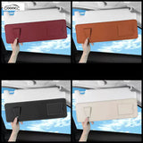 GOOACC Universal Extended Car Sun Visor, Anti-UV Car Windshield Sun Shade Extender with Storage Pocket, Easy to Install Sun Blocker for Most Cars, Trucks & SUVs, Auto Interior Accessories