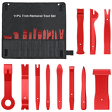 11 Pcs Nylon Auto Trim Removal Tool Kit Red