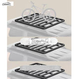 GOOACC  Universal Roof Rack Cargo Basket Heavy-Duty Rooftop Cargo Carrier for SUV Truck Vehicle