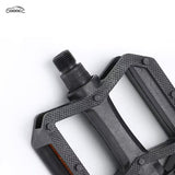 GOOACC Universal Wide Anti-Slip Bike Pedals, Bicycle Platform Pedals with Reflective Design & Double-Sided Anti-Skid Nails for Mountain Bike, Road Bike & Electric Bike, Cycling Accessories