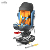 GOOACC Universal 360° Rotatable Car Child Safety Seat, ISOFIX Interface Baby Car Seat with Intelligent Temperature Control & Ventilation, for Most Cars, Trucks & SUVs, Auto Interior Safety Accessories
