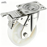 GOOACC Caster Wheels, 2 inch Casters, Casters Set of 4 Heavy Duty -  Locking Casters, Swivel Casters with Brake (Top Plate), Wheels for Cart Furniture Workbench