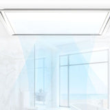 Gooacc Lighting fixtures that integrate natural daylight and fluorescent lighting into the fixture