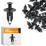 20 Pcs Push-Type Retainer Clips Compatible with GM 10140480 Chevrolet Lumina APV Chrysler 6502625 Dodge Ram 1500 2500 3500 Jeep Wrangler &Jeep Wrangler JK Oldsmobile Silhouette