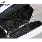 GOOACC Universal Motorcycle Side Box Liner Protector, Quilted Diamond Pattern Anti-Scratch Storage Box Lining Pad for Most Motorcycle Hard & Soft Side Cases, Motorcycle Storage Accessories