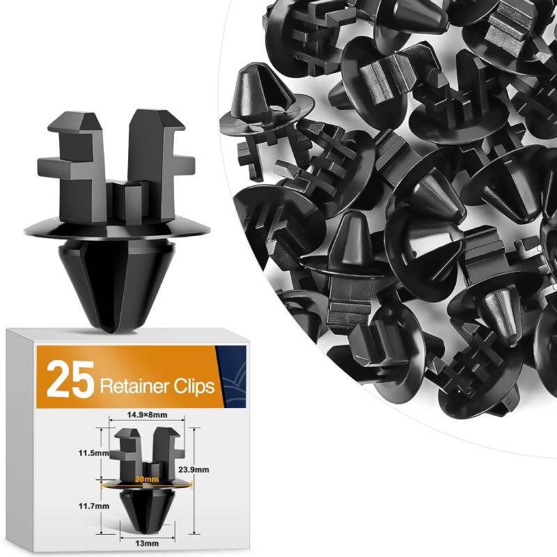 25 Pcs Radiator Shroud Grille Retainer Clips For Ford Expedition, F-150, F-250 F-350 F-450 F-550 Super Duty, Lincoln Mark LT, Navigator OEM:#W708771-S300