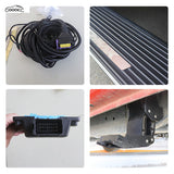 GOOACC Universal Aluminum Alloy Electric Retractable Running Board for Pickup Truck, Heavy Duty Power Side Step Nerf Bar with Non-Slip Surface, Fits Most Full-Size & Mid-Size Pickup Trucks, Auto Exterior Accessories