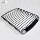 GOOACC Universal Motorcycle & Scooter Rear Luggage Rack with Backrest Armrest, Heavy Duty Steel Rear Storage Carrier Rack with Quick Install Design, Fits Most Street Bikes, Cruisers & Scooters, Motorcycle Exterior Accessories
