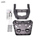 GOOACC Universal Modified Motorcycle Rear Luggage Rack, Heavy Duty Steel Tail Box Bracket Carrier with Complete Mounting Hardware, Fit for Harley Pan America 1250, Motorcycle Exterior Modification Accessories