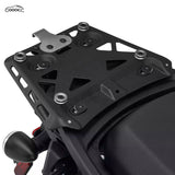 GOOACC Universal Modified Motorcycle Rear Luggage Rack, Heavy Duty Steel Tail Box Bracket Carrier with Complete Mounting Hardware, Fit for Harley Pan America 1250, Motorcycle Exterior Modification Accessories