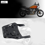 GOOACC Universal Modified Motorcycle Rear Luggage Rack, Heavy Duty Steel Tail Box Bracket Carrier with Complete Mounting Hardware, Fit for Harley Pan America 1250, Motorcycle Exterior Modification Accessories