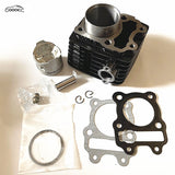 GOOACC Universal Motorcycle Engine Cylinder Liner Assembly, Heavy Duty Cylinder Block Piston Kit with Complete Gasket & Hardware Accessories, Fits Most 100cc-150cc Street Bikes, Cruisers & Dirt Bikes