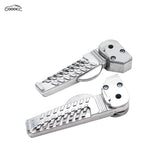 GOOACC Motorcycle Front Foot Pegs Footrests Pedal for Most Motorcycles