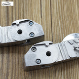 GOOACC Motorcycle Front Foot Pegs Footrests Pedal for Most Motorcycles