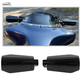 GOOACC 1 Pair Motorcycle Chrome Handguards, Windproof Weather Resistant Hand Protectors for Touring Motorcycles