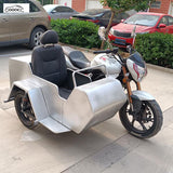GOOACC Universal Motorcycle Sidecar, 1 Passenger Seat Side Car for Street Motorcycles, Multi-Color Optional