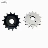 GOOACC Motorcycle Sprocket & Chain Kit, 45# Steel High Strength Front Rear Sprocket Set for Most 200cc-300cc Street Bikes
