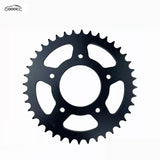 GOOACC Motorcycle Sprocket & Chain Kit, 45# Steel High Strength Front Rear Sprocket Set for Most 200cc-300cc Street Bikes