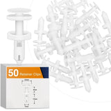 50 Pcs Door Trim Panel Push-Type Retainer 1/4" Hole Size Replaces GM: 15960325 Nylon Bumper Fastener Rivet Clips for GM Chevrolet Trucks Cadillac Trucks and GMC Trucks Automobiles