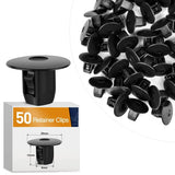 50 Pcs Fender Apron Fender Liner Fastener Rivet Clips for Honda Acura 90682-SEA-003 Accord CR-V Hybrid 0dyssey Ridaeline Civic ILX MDX TLX