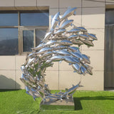Gooacc Lighted outdoor holiday sculptures and wire frame statues